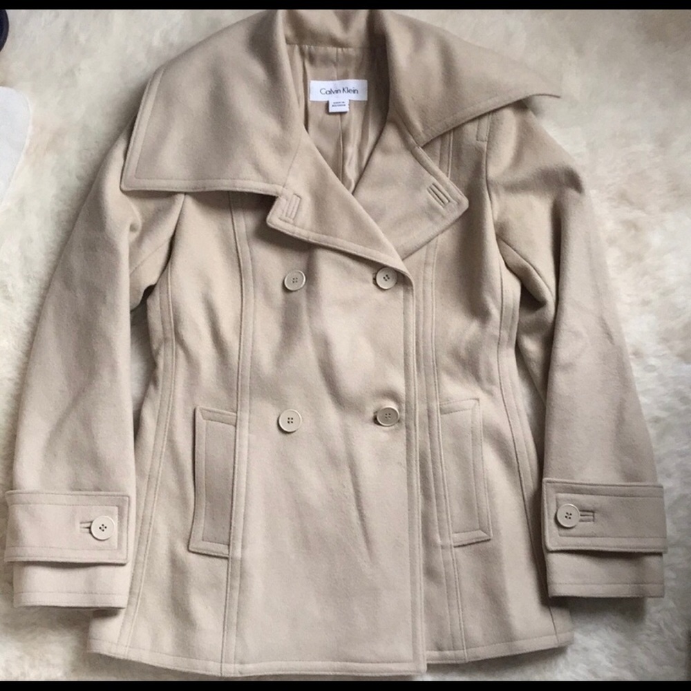 Calvin Klein wool/cashmere coat